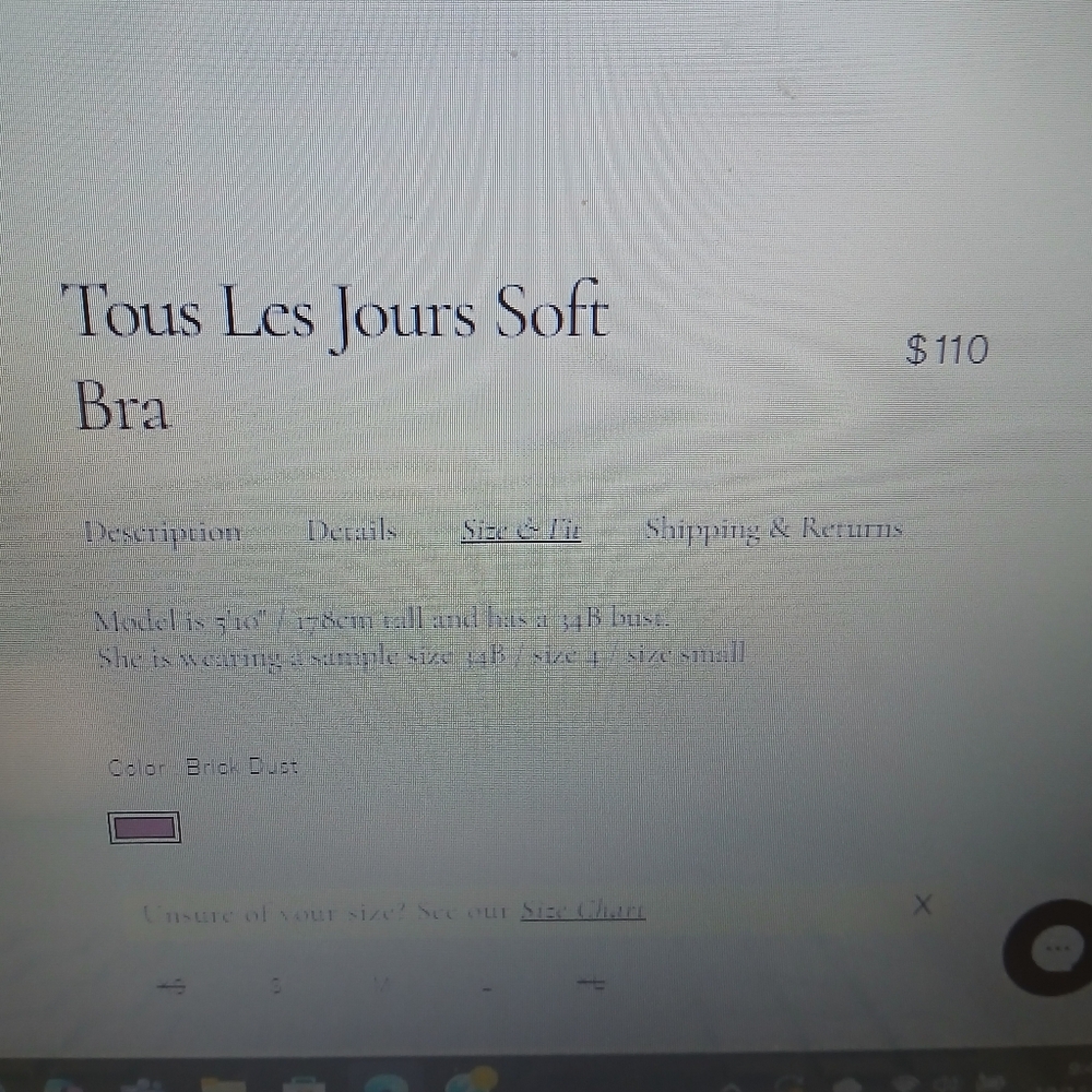 Bnwt Kiki De Montparnasse Tours Les Jours Soft Bra S And High Waist Bottoms - Picture 10 of 12